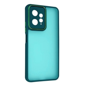 Чохли, бампера Чехлы, бампера ^/--/^ Чохол Fiji Lens для Xiaomi Redmi Note 12 бампер матовий з захистом блока камер Dark Green ^_^^^ Чехол Fiji Lens для Xiaomi Redmi Note 12 бампер матовый с защитой блока камер Dark Green - фото фото фото