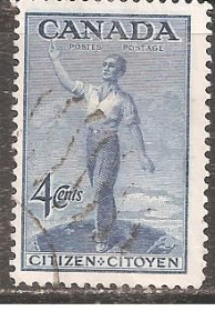 Північна Америка Северная Америка ^/--/^ Канада 1947 Sc.275 used - фото фото фото
