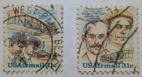 Північна Америка Северная Америка ^/--/^ США 1978 Орвилл и Уилбур Райт, гашеная (V) ^_^^^ США 1978 Орвілл і Вілбур Райт, гашена (V) - фото фото фото