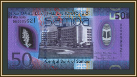Австралія і Океанія Австралия и Океания ^/--/^ Самоа 50 тала 2025 P-50  (50 /--/ а) UNC ^_^^^ Самоа 50 тала 2025 P-50 (50 /--/ а) UNC - фото фото фото