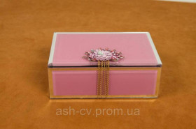 Інша техніка Другая техника ^/--/^ Скринька, для, прикрас, скло, Pink, Glass ^_^^^ Ящик, для, украшений, стекло, Pink, Glass - фото фото фото