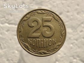 Обігові Обиходные ^/--/^ 25 копійок 2012 рік Україна 1 /--/ ЕБм  (224) ^_^^^ 25 копеек 2012 год Украина 1 /--/ ЭБм (224) - фото фото фото