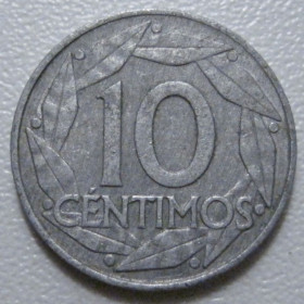 Іспанія Испания ^/--/^ Іспанія 10 сентимів 1959 року 41694 ^_^^^ Испания 10 сентимов 1959 года 41694 - фото фото фото