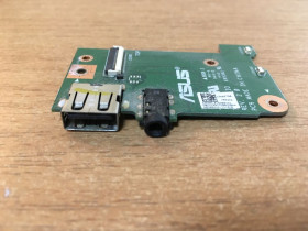 Інші комплектуючі Другие комплектующие ^/--/^ Плата разъема USB + звуковой разъем ноутбука Asus X /--/ 553 /--/ M 6174 ^_^^^ Плата роз'єму USB + звуковий роз'єм ноутбука Asus X /--/ 553 /--/ M 6174 - фото фото фото