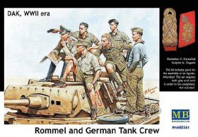 Фігурки, солдатики Фигурки, солдатики ^/--/^ Master Box 3561 Rommel and german  tank crew ^_^^^ Master Box 3561 Rommel and german tank crew - фото фото фото
