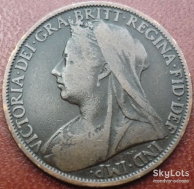 Вікторія ( - ) Виктория ( - ) ^/--/^ Великобритания 1 пенни 1900   11/40 /--/ в /--/ 00 ^_^^^ Велика Британія 1 пенні 1900 11/40 /--/ в /--/ 00 - фото фото фото