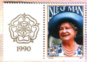 Великобританія Великобритания ^/--/^ ZM  GB Man / Мэн 1990 г MNH - мать HM QE II ^_^^^ ZM GB Man 1990 MNH — мати HM QE II - фото фото фото