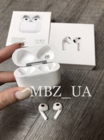 Навушники Наушники ^/--/^ Наушники AirPods 3 Bluetooth, Белые для iPhone и Android ^_^^^ Навушники AirPods 3 Bluetooth, Білі для iPhone і Android - фото фото фото