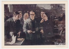СРСР СССР ^/--/^ Энтузиасты Кировского завода 1961 Бабасюк Р /--/ 8 ^_^^^ Ентузіасти Кіровського заводу 1961 Бабасюк Р /--/ 8 - фото фото фото
