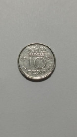 Інше Другое ^/--/^ Нидерланды. 10 центов. 1973. ^_^^^ Нідерланди. 10 центів. 1973. - фото фото фото