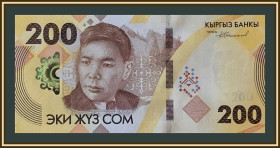 Киргизія Киргизия ^/--/^ Киргизия 200 сом 2023 P-37  (37 /--/ a) UNC ^_^^^ Киргизія 200 сом 2023 P-37 (37 /--/ a) UNC - фото фото фото