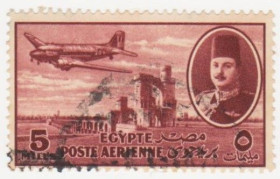 Єгипет Египет ^/--/^ Египет 1947 г. № 310 гашеная ^_^^^ Єгипет 1947 р. No 310 гашена - фото фото фото