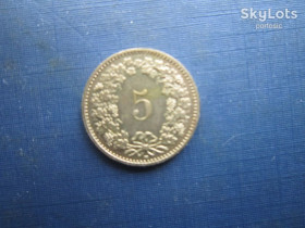 Швейцарія Швейцария ^/--/^ Монета 5 раппен Швейцарія 1988 ^_^^^ Монета 5 раппен Швейцария 1988 - фото фото фото