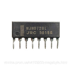 Мікросхеми Микросхемы ^/--/^ Мікросхема JRC NJM /--/ 072 /--/ BL (SIP /--/ 8) ^_^^^ Микросхема JRC NJM /--/ 072 /--/ BL (SIP /--/ 8) - фото фото фото