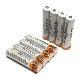 Акумулятори Аккумуляторы ^/--/^ Аккумулятор SONY 4300 /--/ mAh 4 /--/ шт AAA Ni-MH ^_^^^ Акумулятор SONY 4300 /--/ mAh 4 /--/ шт AAA Ni-MH - фото фото фото