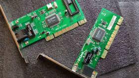Модемні, мережеві карти Модемные, сетевые карты ^/--/^ Сетевая карта PCI , двух видов ^_^^^ Мережева карта PCI, двох видів - фото фото фото