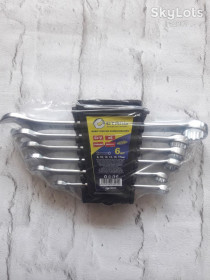Ключі Ключи ^/--/^ Набір ключів комбінованих СТАЛЬ CRV 6 шт.    (48005) ^_^^^ Набор ключей комбинированных СТАЛЬ CRV 6 шт. (48005) - фото фото фото