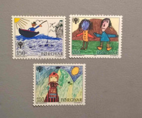Мистецтво Искусство ^/--/^ Фареры Дети 1979 ^_^^^ Фарери Діти 1979 - фото фото фото