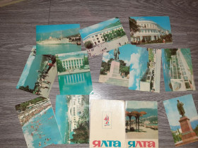 СРСР СССР ^/--/^ Набор Открыток Ялта Крым 10 /--/ шт СССР 1970 /--/ г. ^_^^^ Відкриток Ялта Крим 10 /--/ шт СРСР 1970 /--/ р. - фото фото фото