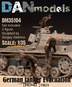 Фігурки, солдатики Фигурки, солдатики ^/--/^ Danmodel 35104 - Германский танковый экипаж, эвакуация из танка, 1940-1943, смола, 1/35 ^_^^^ Danmodel 35104 - Німецький танковий екіпаж, евакуація з танка, 1940-1943, смола, 1/35 - фото фото фото