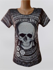 Футболки Футболки ^/--/^ Стильная женская футболка Philipp Plein ^_^^^ Жіноча футболка Philipp Plein - фото фото фото