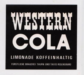 Етикетки Этикетки ^/--/^ ЭТИКЕТКА  WESTERN COLA   ГЕРМАНИЯ  ^_^^^ Етика Western Cola Німеччини - фото фото фото