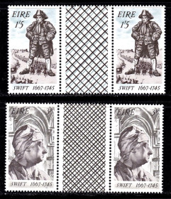 Ірландія Ирландия ^/--/^ Ирландия  1967 г MNH - искусство - Свифт ^_^^^ Ірландія 1967 MNH - мистецтво - Свіфт - фото фото фото