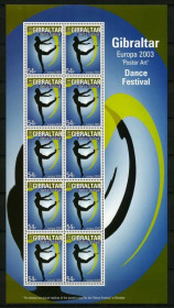 Мистецтво Искусство ^/--/^ Гибралтар Gibraltar  2003 Mi 1032-1035 Europa MNH Cv 60,- ^_^^^ Гібралтар Gibraltar 2003 Mi 1032-1035 Europa MNH Cv 60 - фото фото фото