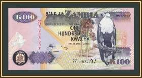 Замбія Замбия ^/--/^ Замбия 100 квача 2011 P-38  (38 /--/ j) UNC ^_^^^ Замбія 100 квача 2011 P-38 (38 /--/ j) UNC - фото фото фото