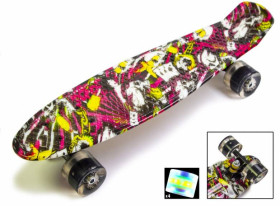 Дитячі ролики та скейти Детские ролики и скейты ^/--/^ Penny Board &amp;quot;Deck&amp;quot; Светящиеся колеса (64017368) ^_^^^ Penny Board &amp;quot;Deck &amp;quot; Світяться колеса (64017368) - фото фото фото
