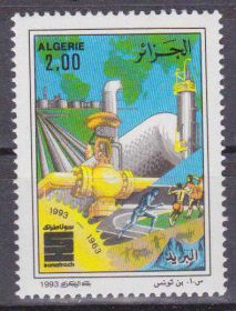 Алжир Алжир ^/--/^ Алжир 1993 НЕФТЬ ГАЗПРИРОДНЫЕ РЕСУРСЫ ИСКОПАЕМЫЕ СЫРЬЁ ХИМИЯ ЭКОНОМИКА ПРОМЫШЛЕННОСТЬ Mi.1102** ^_^^^ Алжир 1993 НАФТА ГАЗПРИРОДНІ РЕСУРСИ ВИКОПАНІ СИРІ ХІМІЯ ЕКОНОМІКА ПРОМИСЛОВІСТЬ Mi.1102 - фото фото фото
