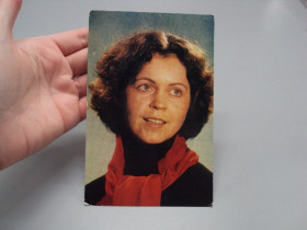 СРСР СССР ^/--/^ Открытка фотография артисты кино Нина Зоткина 1981 год фото Г. Тер-Ованесова №18290 /--/ МЯ ^_^^^ Листівка фотографія артисти кіно Ніна Зоткіна 1981 рік фото Г. Тер-Ованесова No /--/ 18290 /--/ МЯ - фото фото фото
