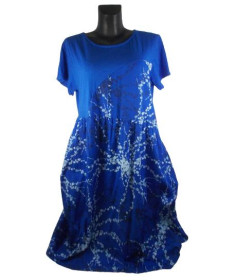 Кофти Кофты ^/--/^ Женское платье Moda 2381 50-56 синее ^_^^^ Жіноча сукня Moda 2381 50-56 синє - фото фото фото