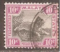 Інші країни Другие страны ^/--/^ Малайская федерация 1904 Sc.31 гаш. ^_^^^ Малайська федерація 1904 Sc.31 гаш. - фото фото фото