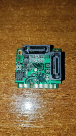 Адаптери Адаптеры ^/--/^ Адаптер-перехідник Mini PCI-E 2 /--/ xSATA 3.0 Плата розширення Mini PCI express to sata ^_^^^ Адаптер-переходчик Mini PCI-E 2 /--/ xSATA 3. Плата расширения Mini PCI express to sata - фото фото фото