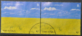 Інше Другое ^/--/^ Хорватия За Мир в Украине 2022 Сцепка ^_^^^ Хорватія За Мир в Україні 2022 Зчіпка - фото фото фото