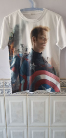 Футболки, майки Футболки, майки ^/--/^ Футболка &amp;quot;Captain America&amp;quot;   (100% polyester, М) ^_^^^ Футболка &amp;quot;Captain America&amp;quot; (100% polyester, М) - фото фото фото