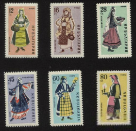 Балканський півострів Балканский полуостров ^/--/^ Болгария 1961 г № 1192‑1197 ** серия ^_^^^ Болгарія 1961 р No 1192-1197 ** серія - фото фото фото