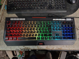 Клавіатури Клавиатуры ^/--/^ Игровая мультимедийная клавиатура с подсветкой RGB GamePro GK /--/ 109 USB № 24271205/2 ^_^^^ Ігрова мультимедійна клавіатура з підсвічуванням RGB GamePro GK /--/ 109 USB No 24271205/2 - фото фото фото