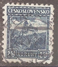 Чехословаччина Чехословакия ^/--/^ Чехословакия 1926 Sc.111 used с водяным знаком ^_^^^ Чехословаччина 1926 Sc.111 used з водяним знаком - фото фото фото