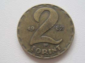 Угорщина Венгрия ^/--/^ Венгрия 2 форинта 1982 года 31583 ^_^^^ Угорщина 2 форинта 1982 року 31583 - фото фото фото