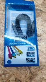 Кабелі Кабели ^/--/^ Лот Кабель HDMI 1.5 /--/ м плоский чорний ^_^^^ Лот Кабель HDMI 1.5 /--/ м плоский черный - фото фото фото