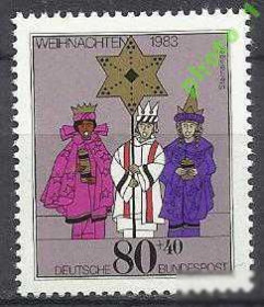 НДР, ФРН ГДР, ФРГ ^/--/^ ФРГ 1983 Рождество искусство религия 1 /--/ м. ^_^^^ ФРН 1983 Різдво мистецтво релігія 1 /--/ м. - фото фото фото