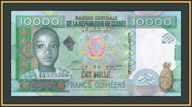 Інші країни Другие страны ^/--/^ Гвинея 10000 франков 2008 P-42  (42 /--/ b) UNC ^_^^^ Гвінея 10000 франків 2008 P-42 (42 /--/ b) UNC - фото фото фото