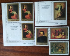 СРСР - СССР - ^/--/^ СССР Шедевры Государственного Эрмитажа Испанская живопись 1985 ^_^^^ СРСР Шедеври Державного Ермітажу Іспанський живопис 1985 - фото фото фото