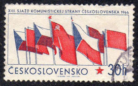 Чехословаччина Чехословакия ^/--/^ Чехословаччина 1966 - Конгрес комуністичних партій  (Гб) ^_^^^ Чехословакия 1966 - Конгресс коммунистических партий (Гб) - фото фото фото