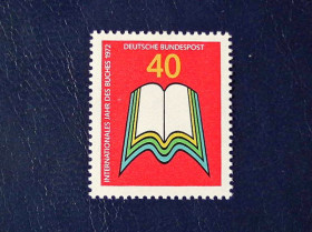 НДР, ФРН ГДР, ФРГ ^/--/^ Поштова марка Німеччина ФРН &amp;quot; Міжнародний рік книги &amp;quot; 1972 рік ** ^_^^^ Почтовая марка Германия ФРГ &amp;quot; Международный год книги &amp;quot; 1972 год ** - фото фото фото