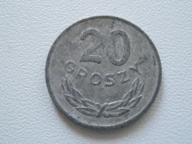 - року - года ^/--/^ Польша 20 грошей 1976 года #14484 ^_^^^ Польща 20 грошей 1976 року #14484 - фото фото фото