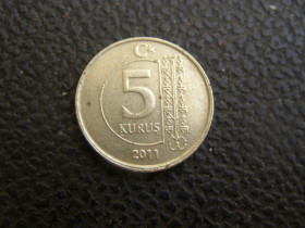 Туреччина Турция ^/--/^ 5 куруш Турция 2011 г ^_^^^ 5 куруш Туреччина 2011 - фото фото фото