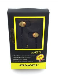 Навушники, гарнітури Наушники, гарнитуры ^/--/^ Наушники AWEI ES-Q /--/ 5 Yellow ^_^^^ Навушники AWEI ES-Q /--/ 5 Yellow - фото фото фото